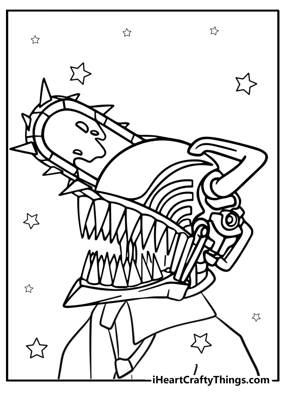 25 Chainsaw Man Coloring Pages 100 Free To Print 