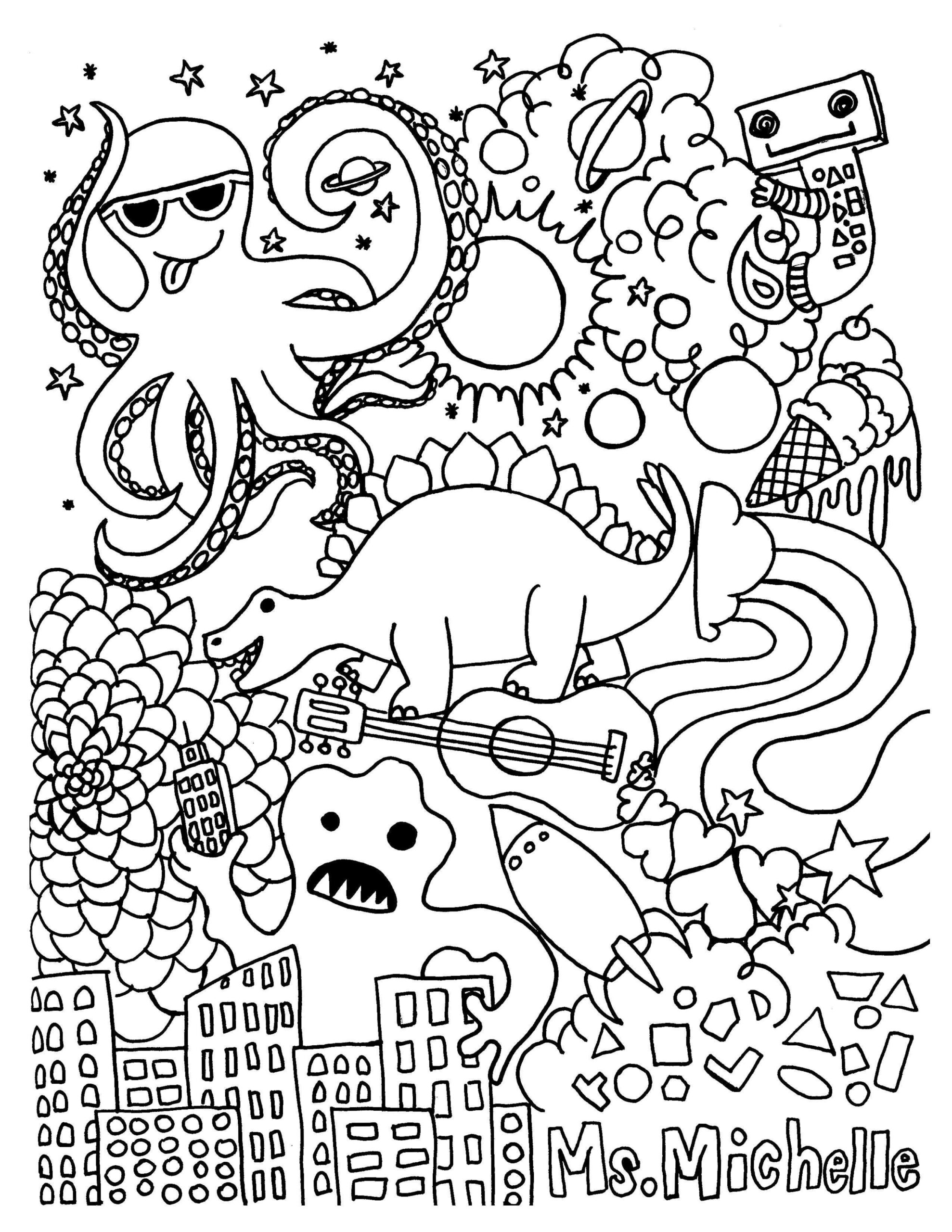 25 Creative Picture Of Difficult Coloring Pages Davemelillo