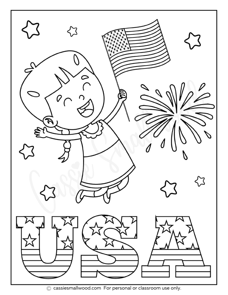 25 Cute 4th Of July Coloring Pages Free Printable Cassie Smallwood