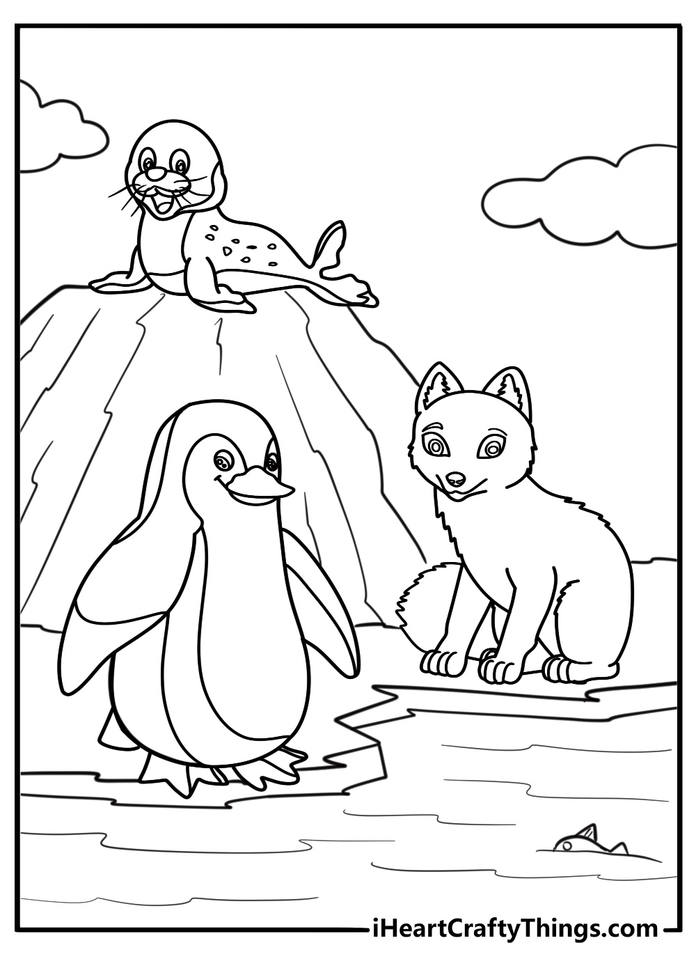 25 Free Arctic Animals Coloring Pages For Kids