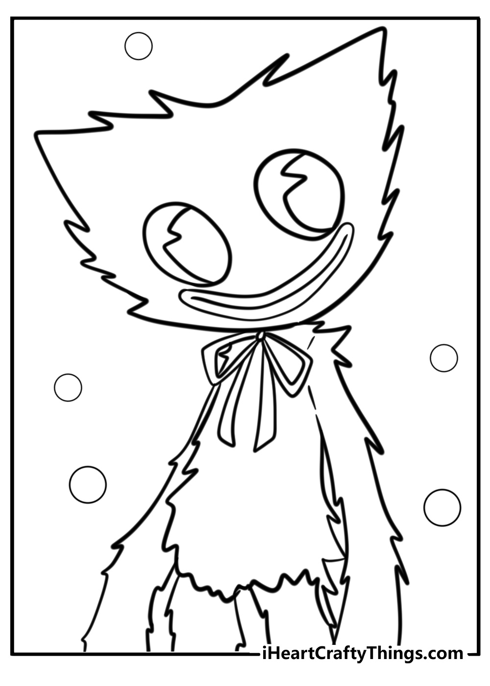 huggy wuggy coloring pages