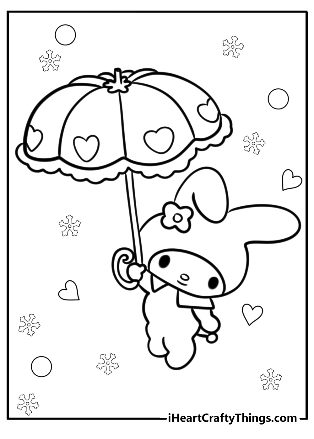 25 My Melody Coloring Pages For Kids 100 Free To Print 