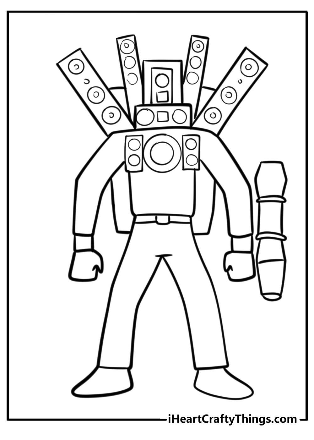 25 New Skibidi Toilet Coloring Pages 100 Free To Print 