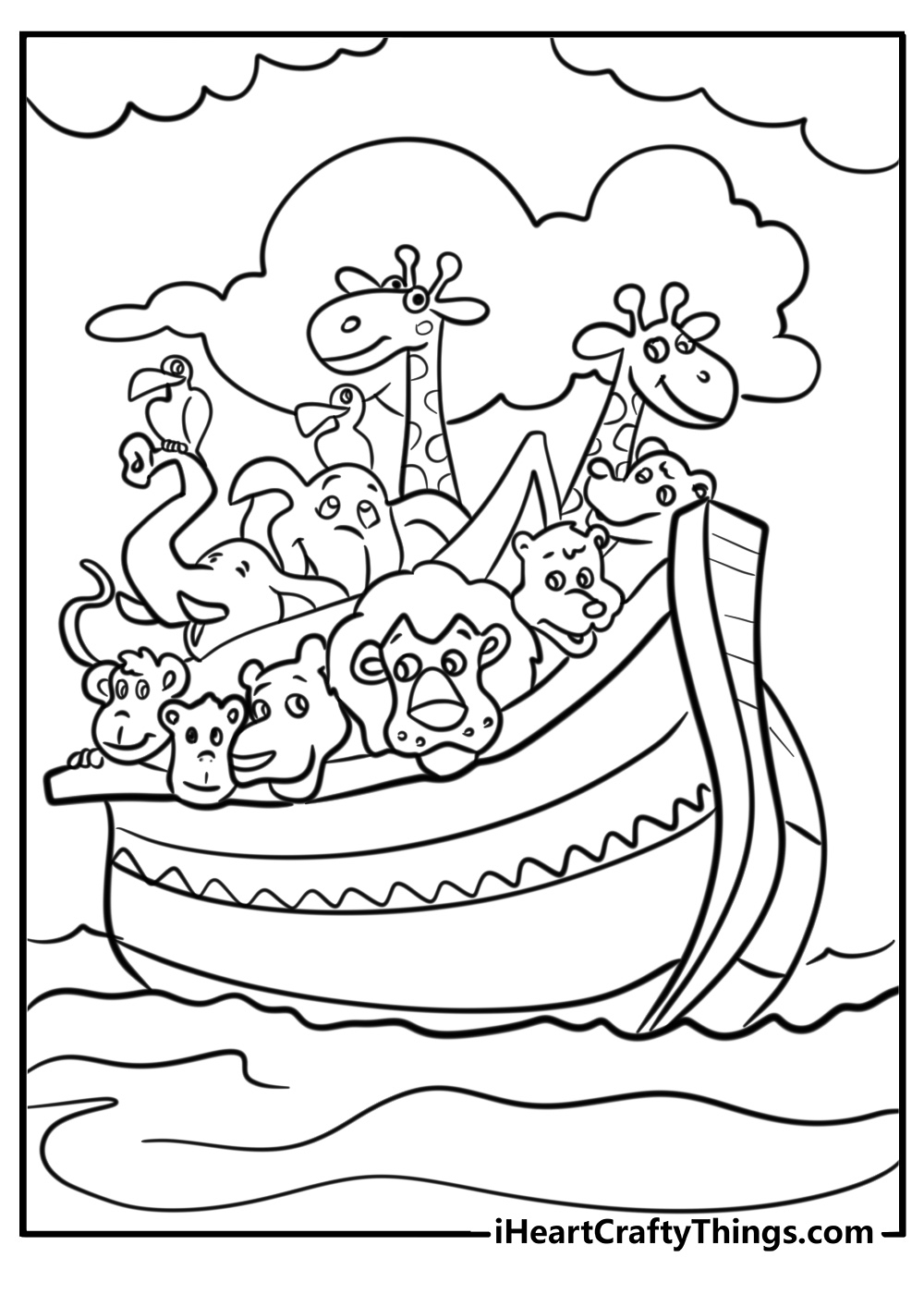 25 Noah s Ark Coloring Pages 100 Free To Print 