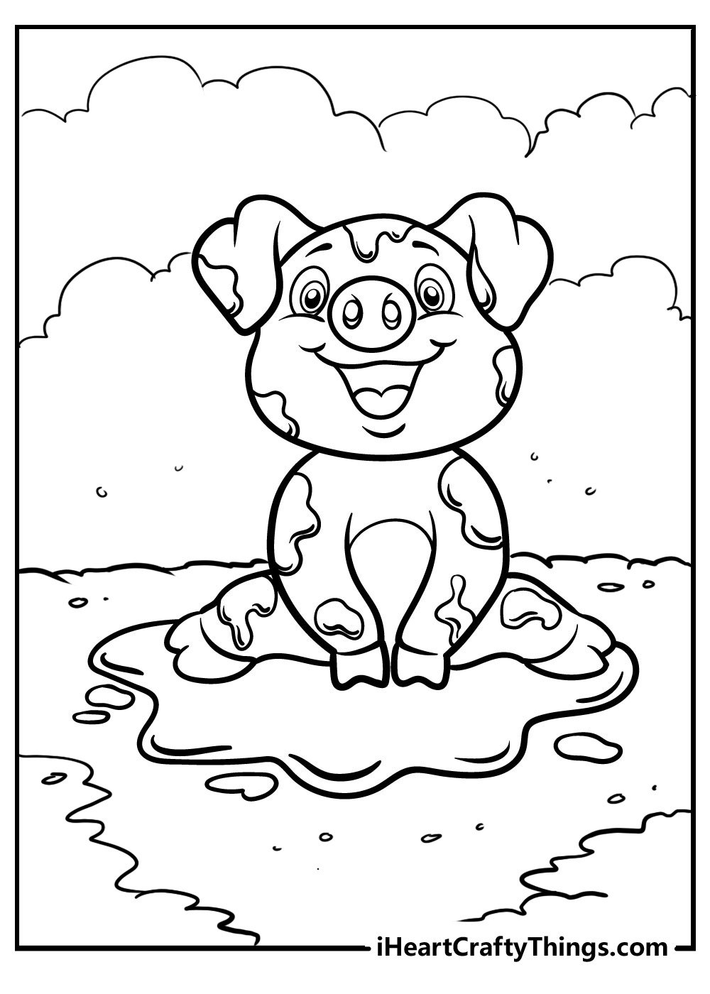 pig coloring pages