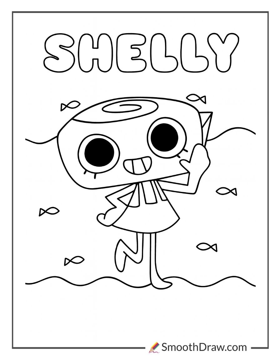 26 Dandy s World Coloring Pages Smooth Draw
