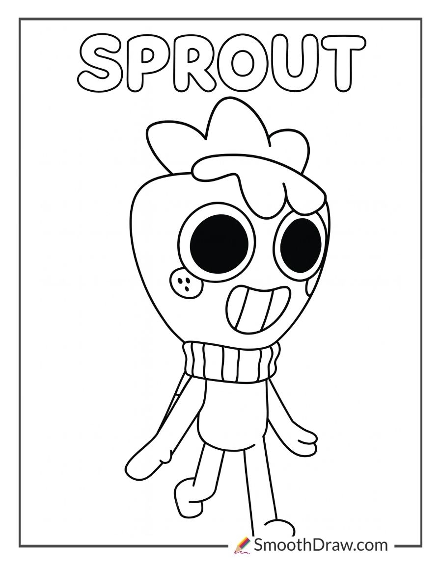 26 Dandy s World Coloring Pages Smooth Draw