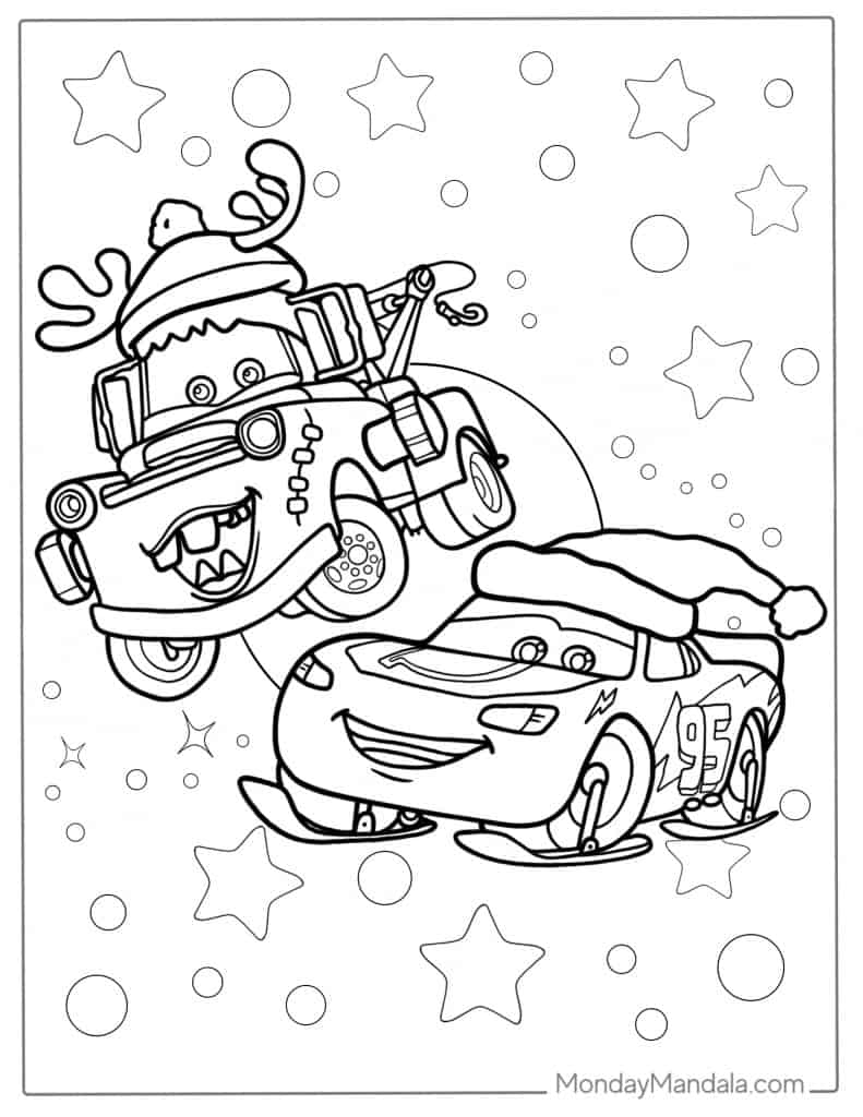 mcqueen coloring pages