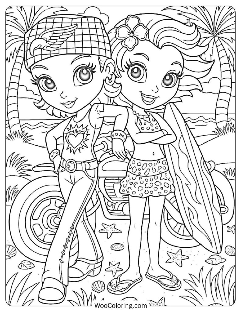 26 Lisa Frank Coloring Pages Free PDF To Print Woo Coloring