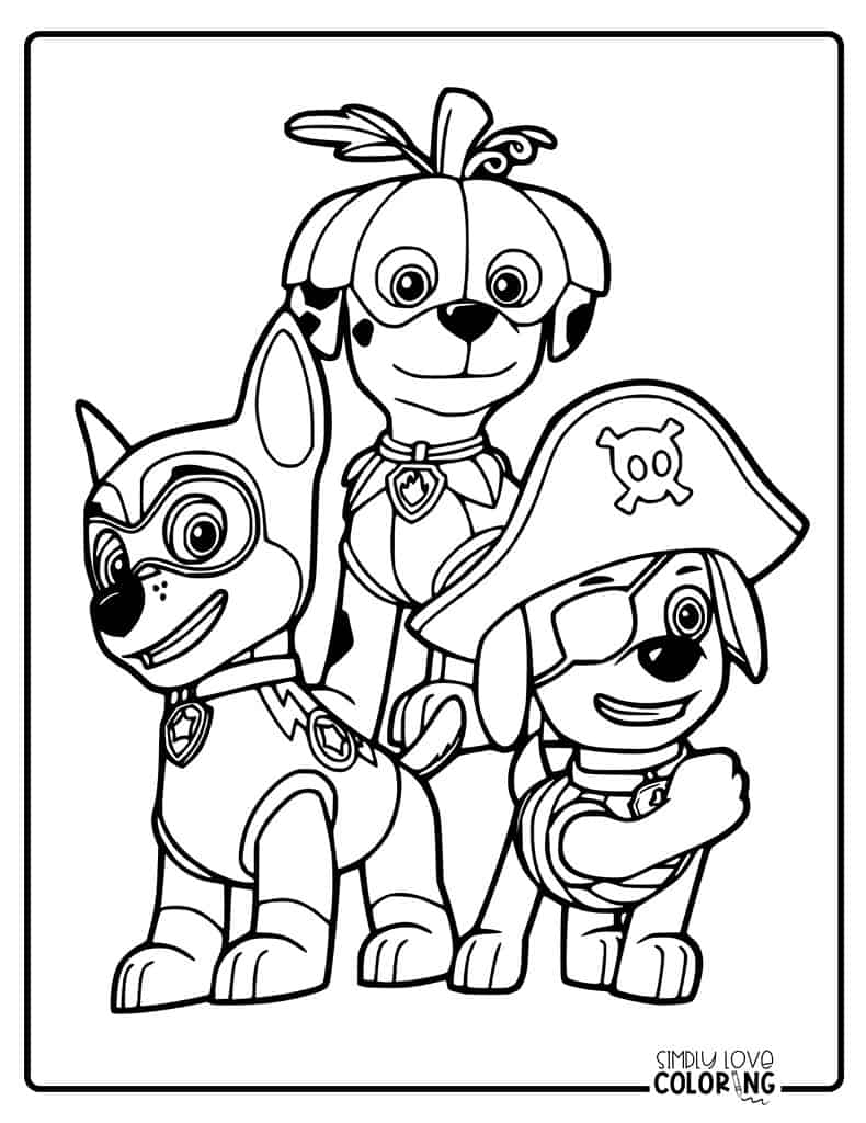 animated characters coloring pages