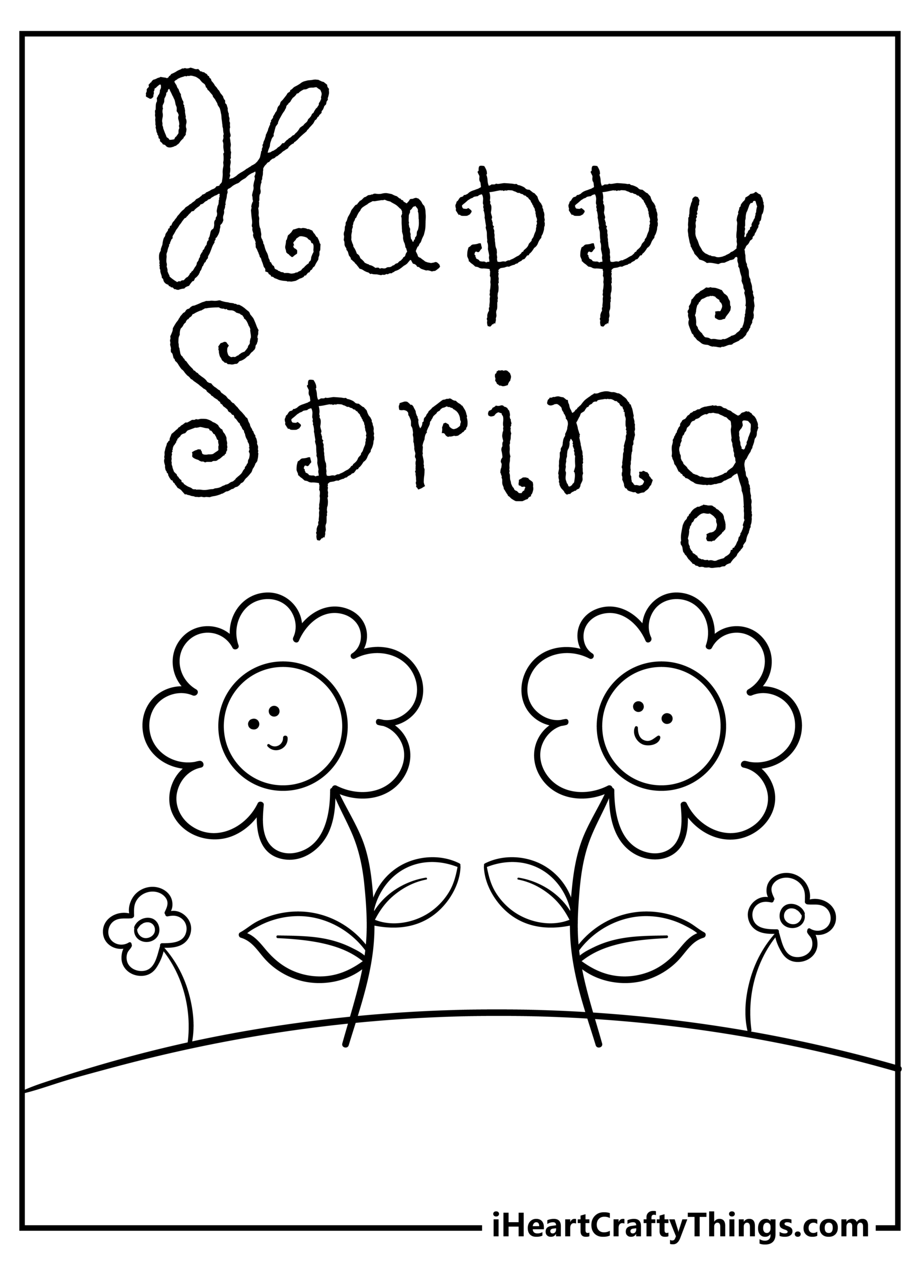 27 Spring Coloring Pages 2026 100 Free Printables 