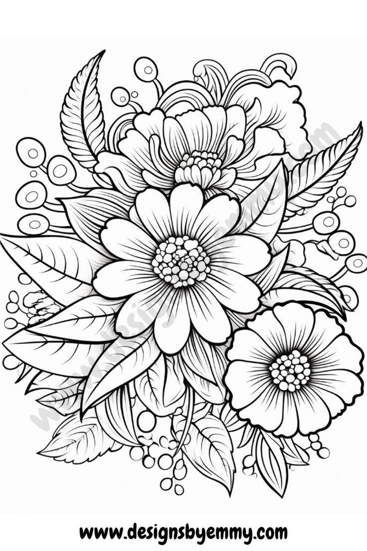 270 Bold And Easy Flower Coloring Pages Coloring Pages Coloring Pages To Print Flower Coloring Pages