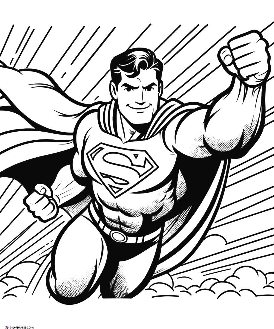 superman coloring pages