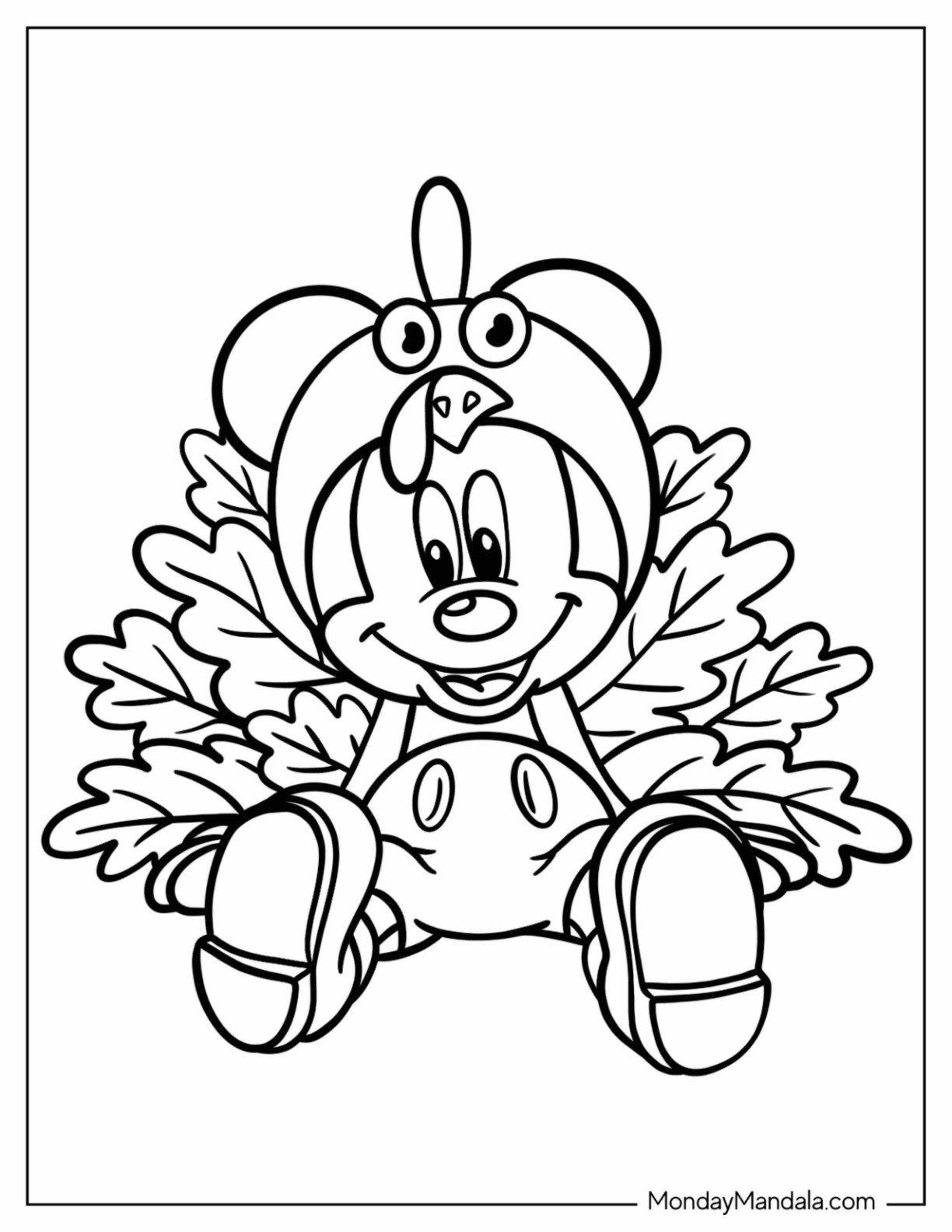 thanksgiving coloring pages for preschool