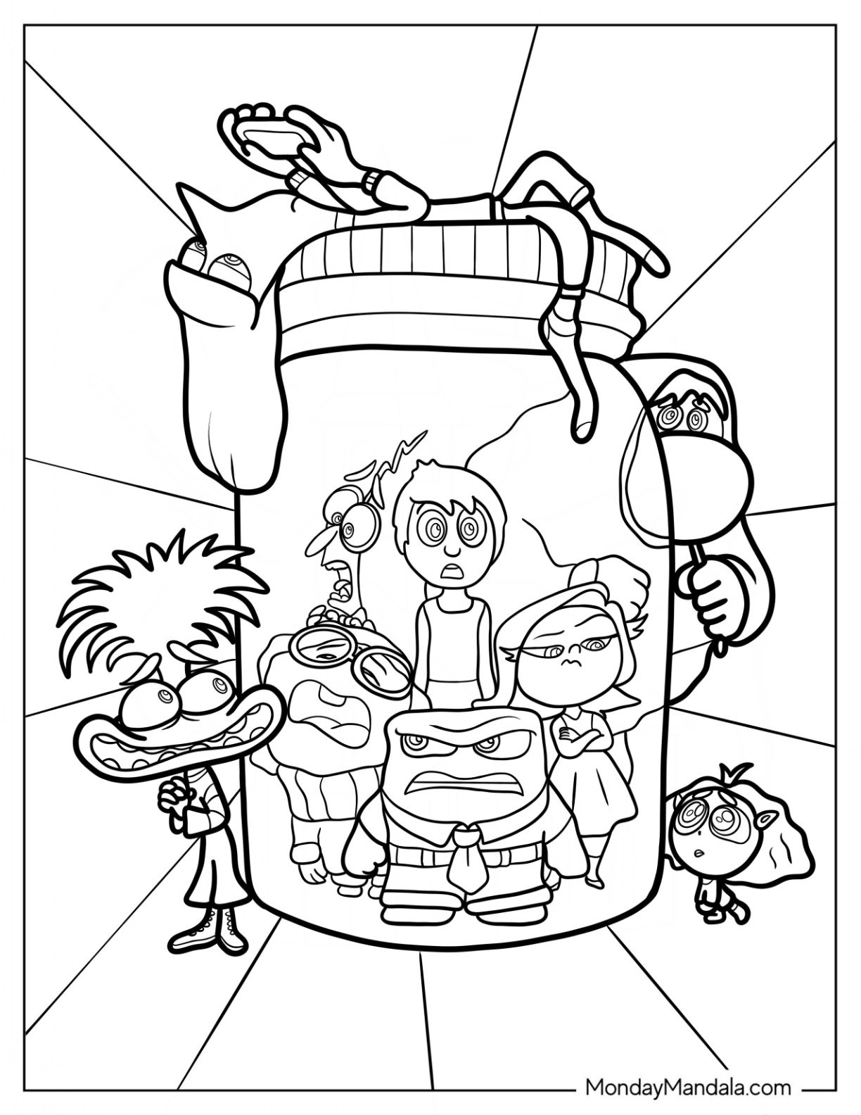 inside out 2 coloring pages