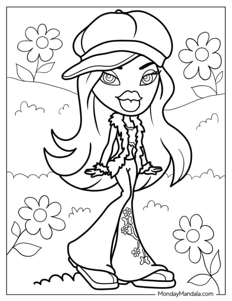 29 Bratz Coloring Pages Free PDF Printables 