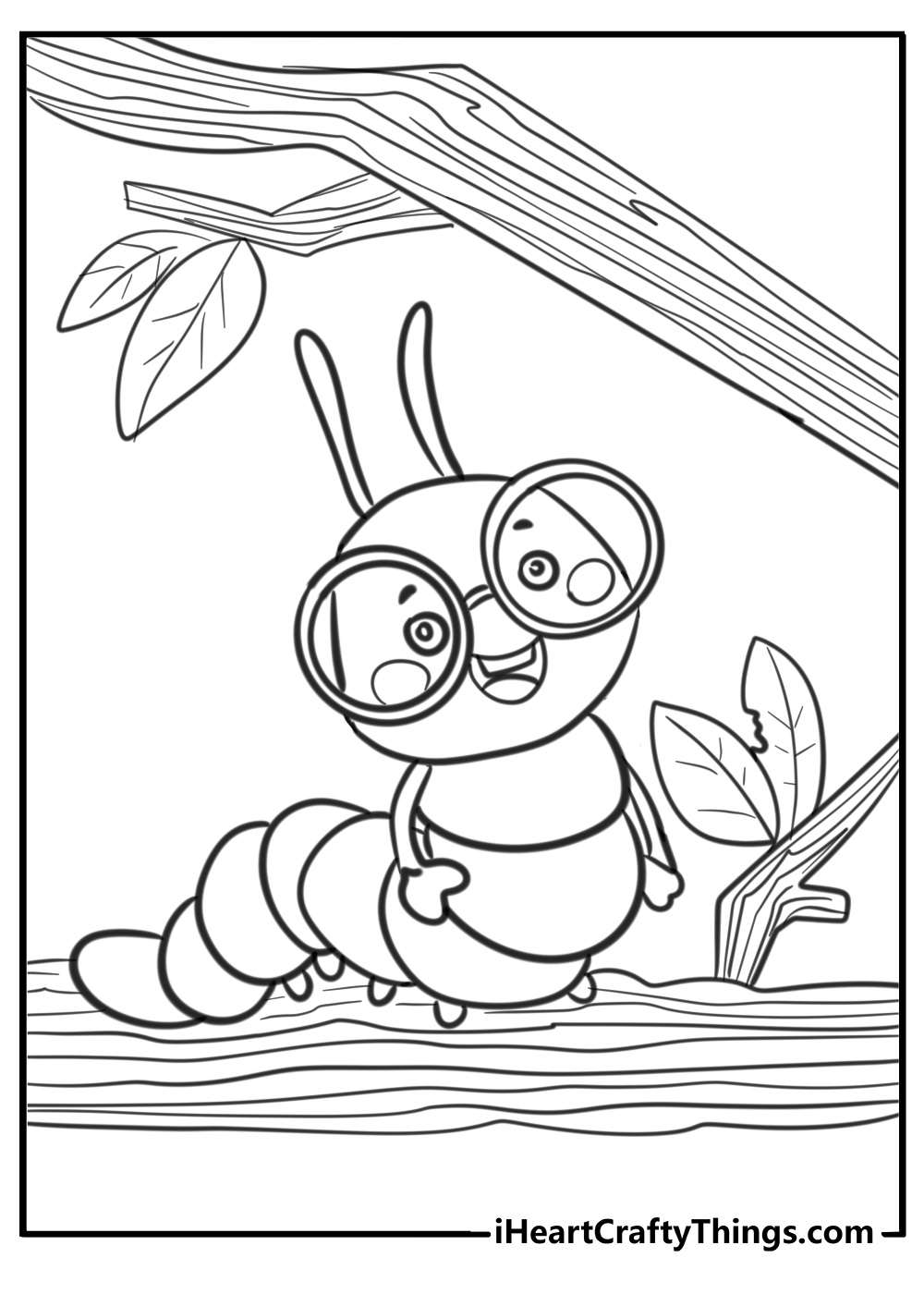 caterpillar coloring pages for preschool