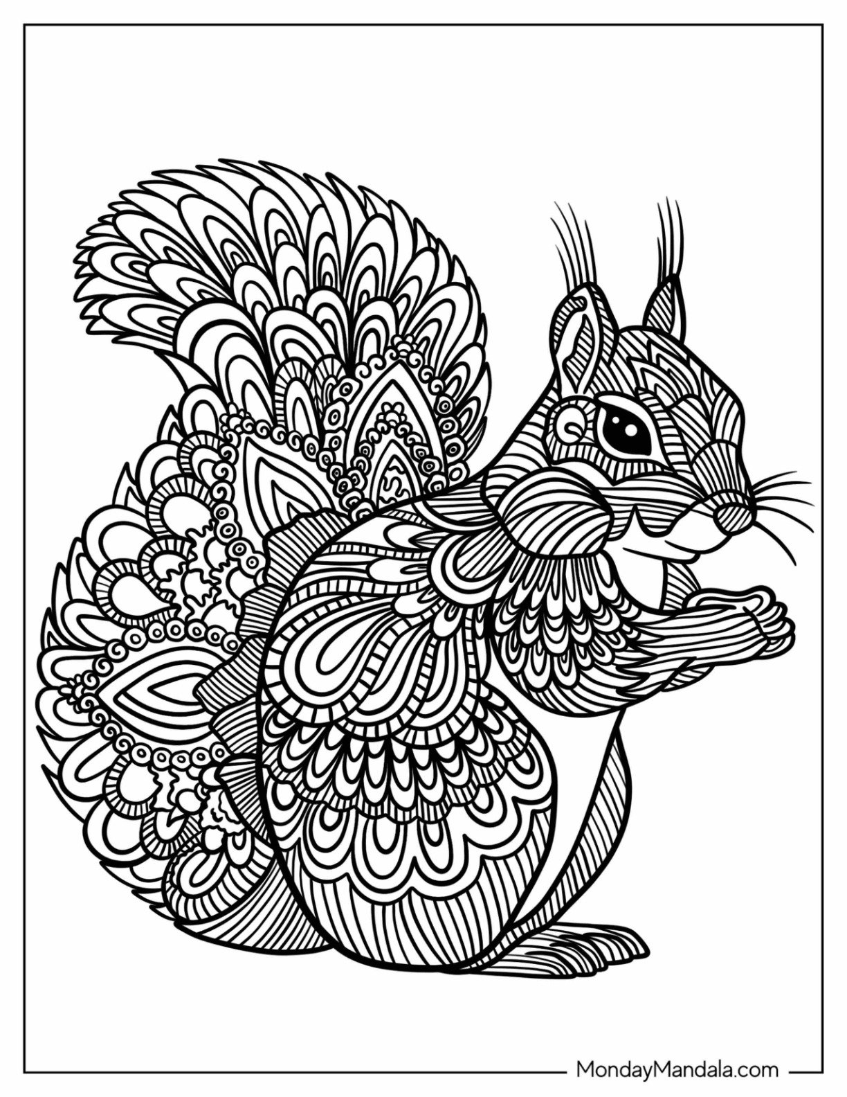 animals coloring pages for adults