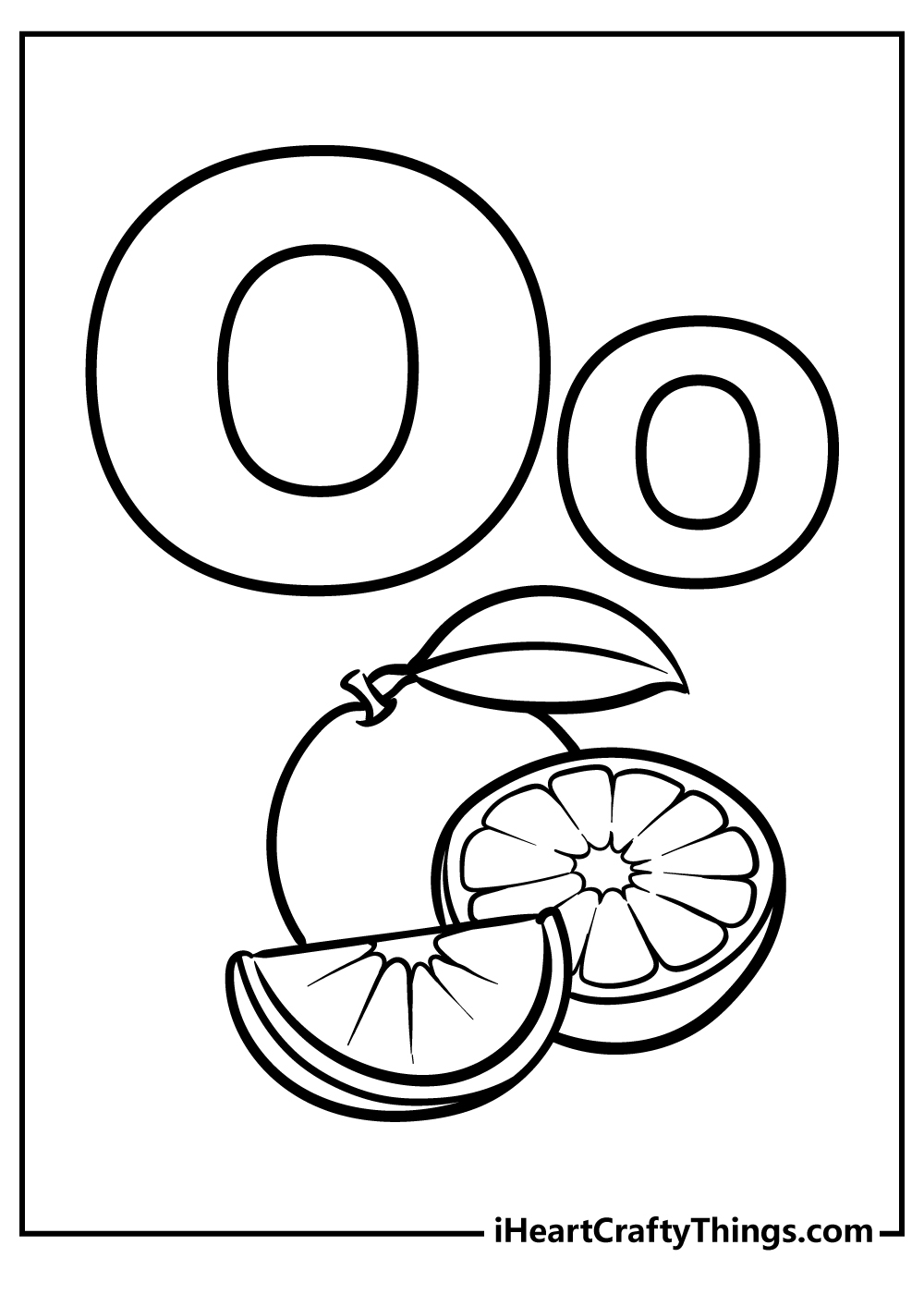30 Letter O Coloring Pages 100 Free Printables