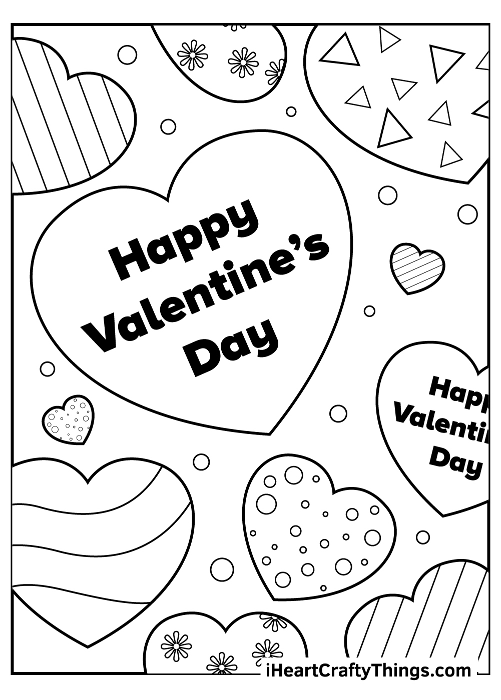 coloring pages valentines day