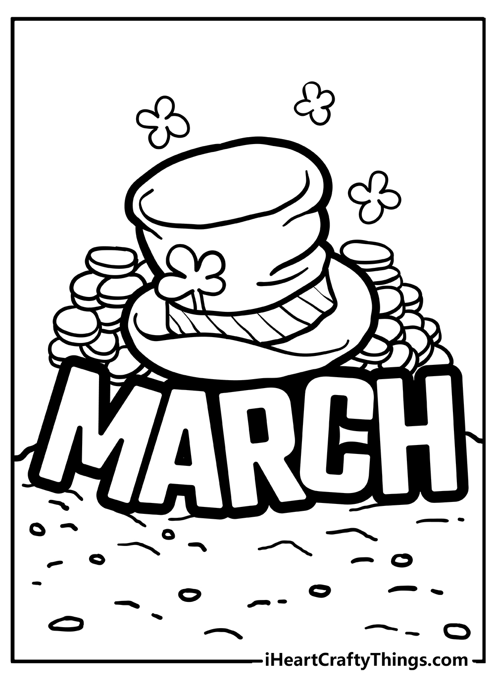 march coloring pages