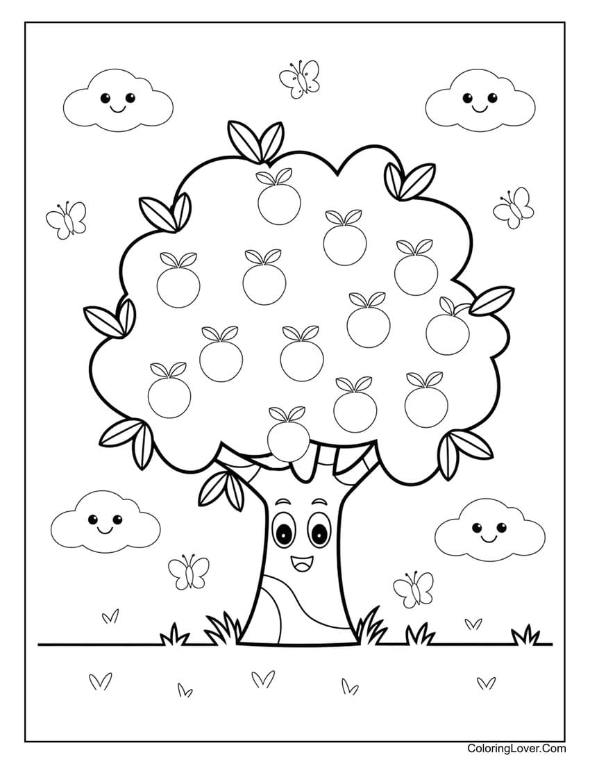32 Apple Coloring Pages Free Printables For All Ages 