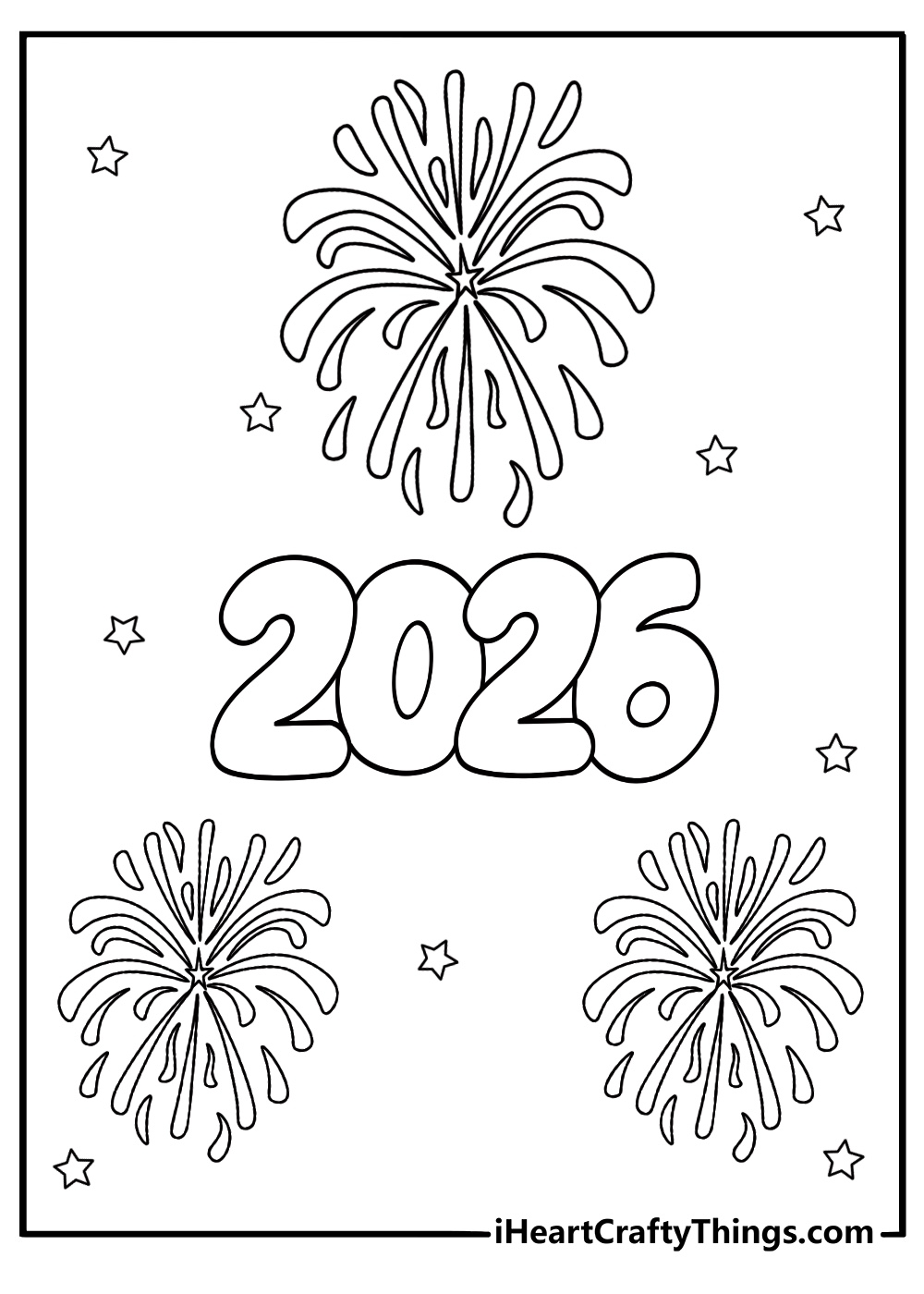 32 Free Happy New Year Coloring Pages For 2026 