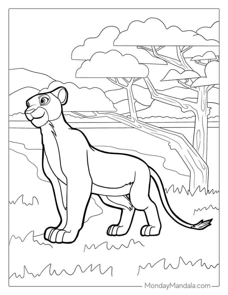 32 Lion King Coloring Pages Free PDF Printables 