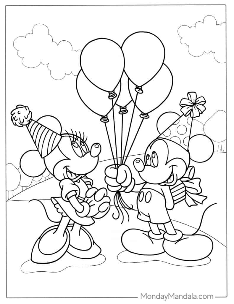 32 Mickey Mouse Coloring Pages Free PDF Printables 