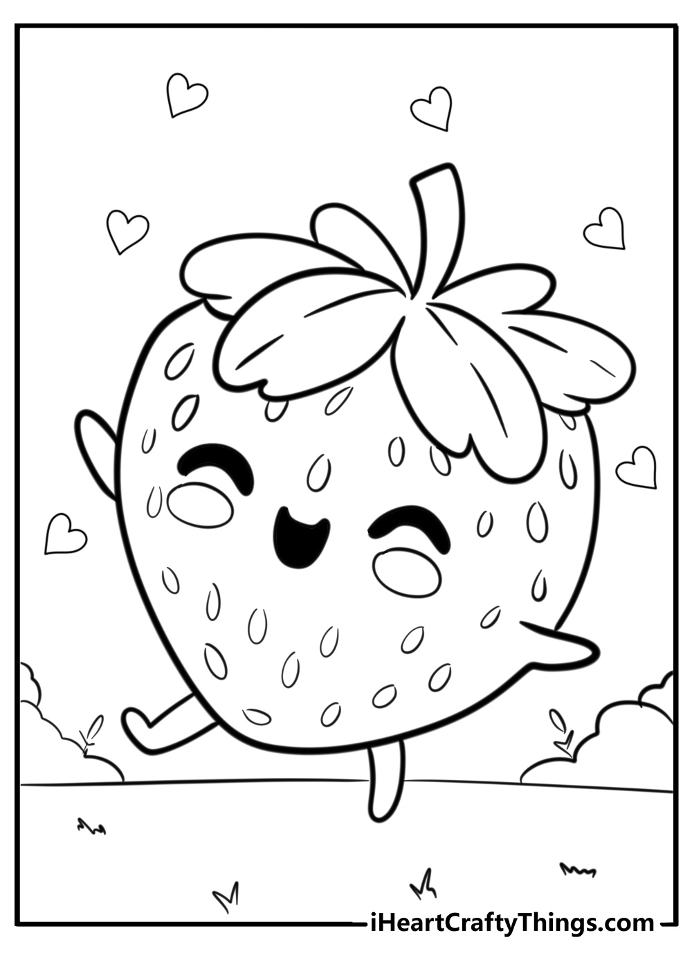 32 Strawberry Coloring Pages Free PDF Printables For Kids
