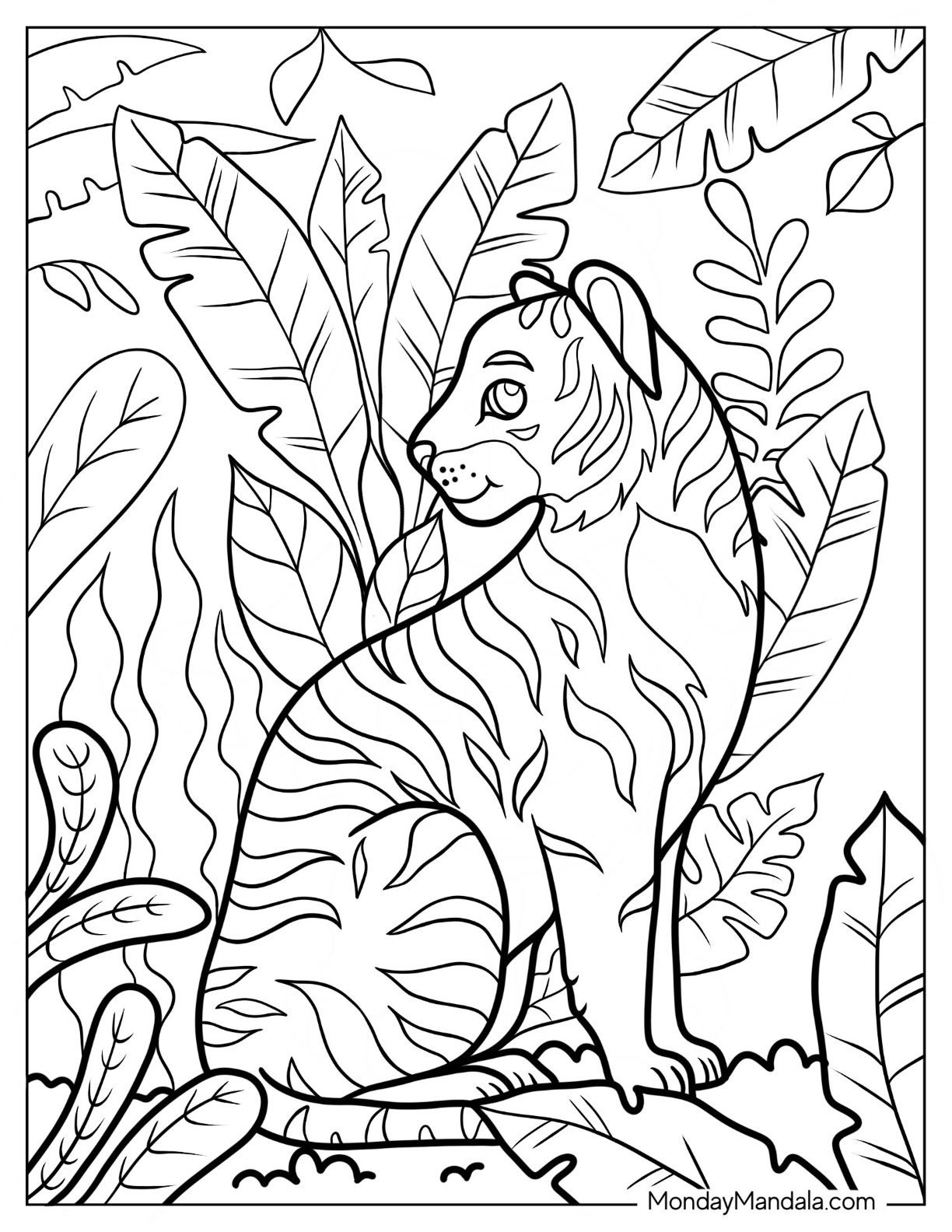 33 Jungle Coloring Pages Free PDF Printables 