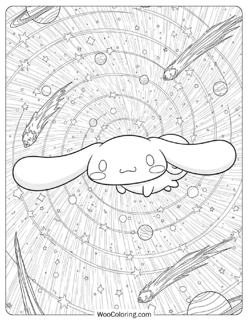 cinnamoroll coloring pages