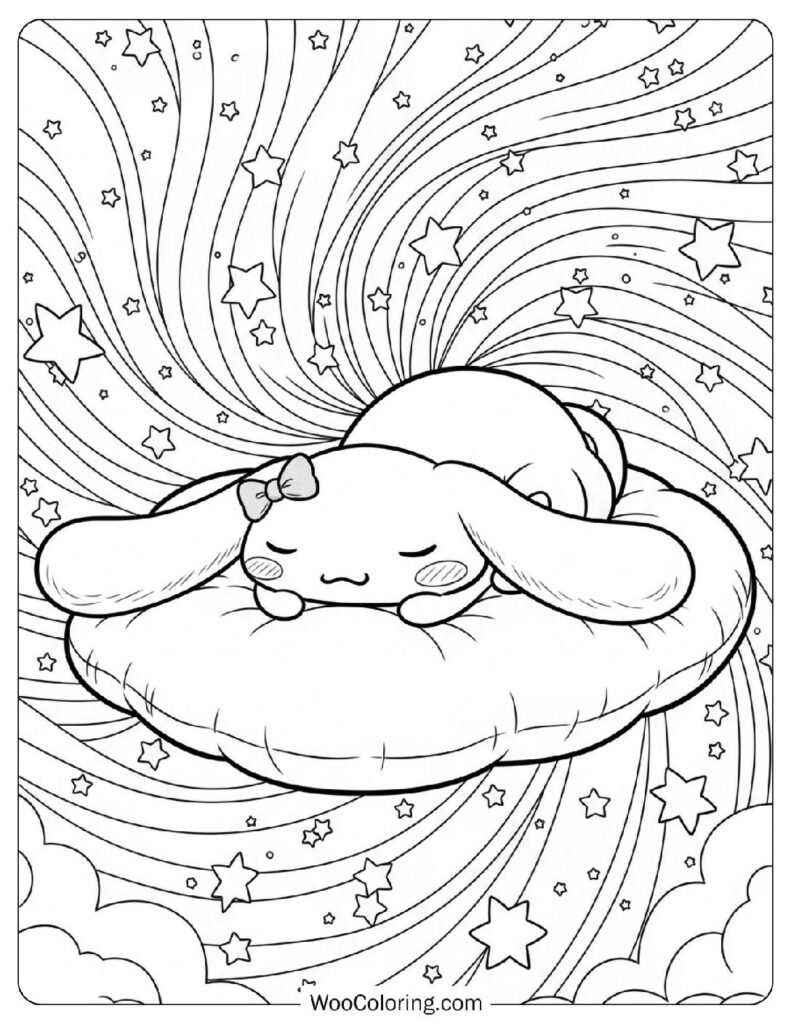 34 Cinnamoroll Coloring Pages Free PDF To Print Woo Coloring