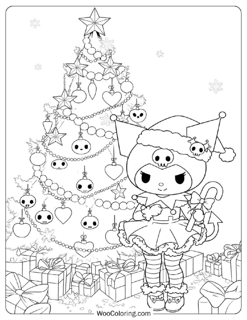 34 Kuromi Coloring Pages Free PDF To Print Woo Coloring