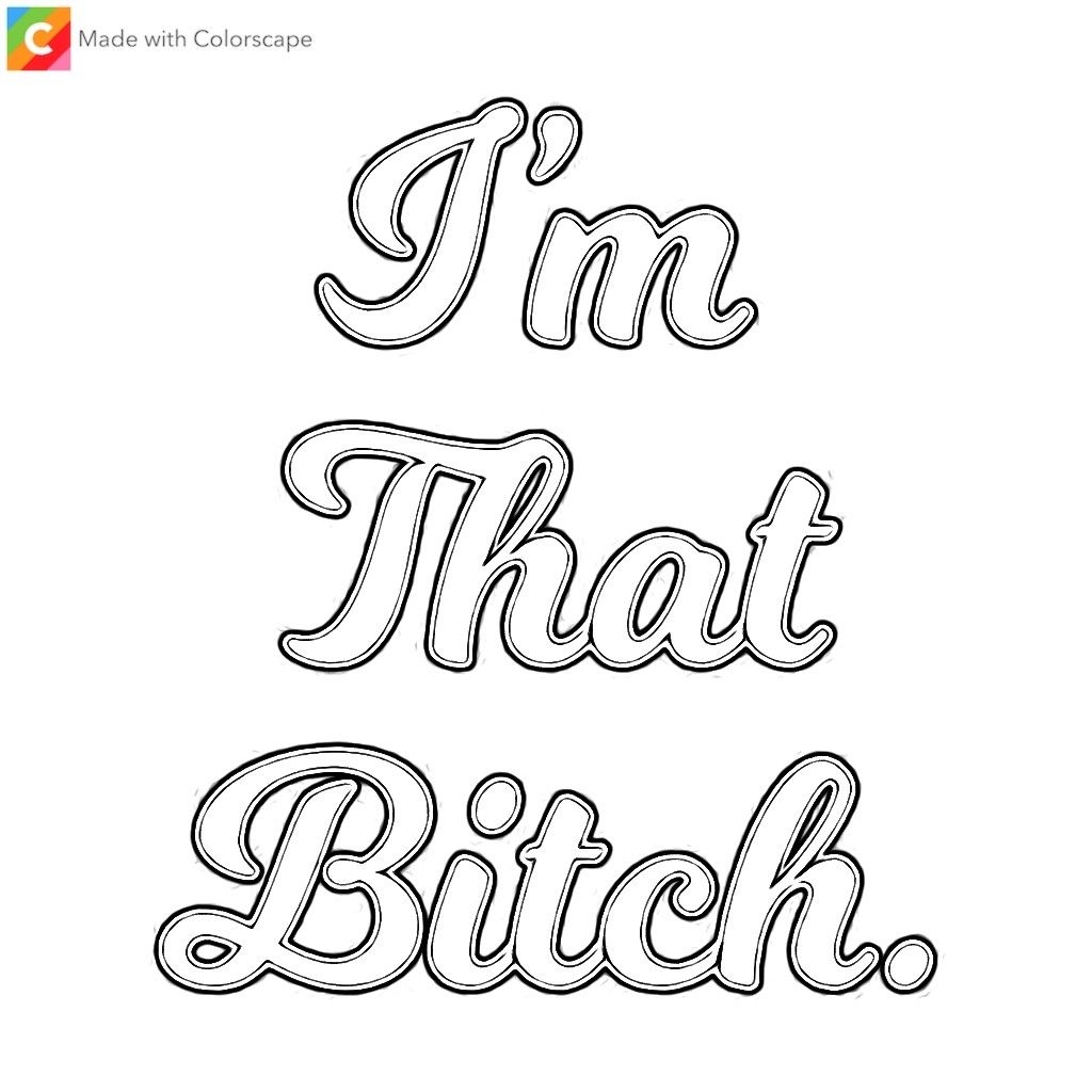 cuss word coloring pages