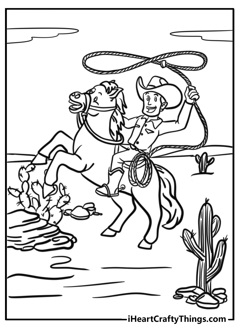 35 Cowboy Coloring Pages 100 Free Printables 