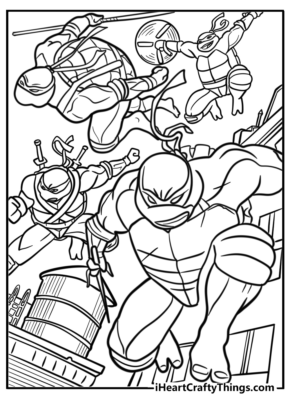 35 Ninja Turtles Coloring Pages 100 Free Printables 