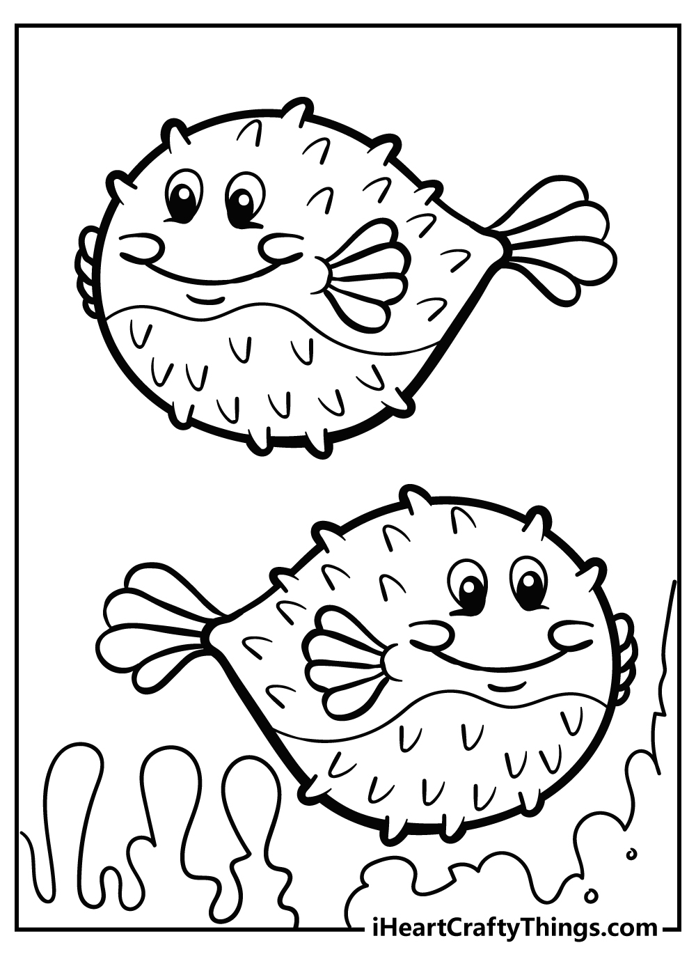 preschool ocean coloring pages