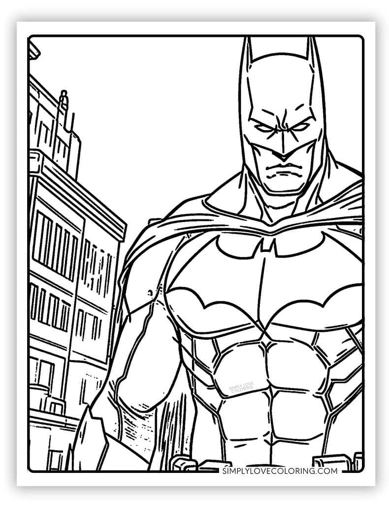 36 Batman Coloring Pages Free PDF Printables Simply Love Coloring