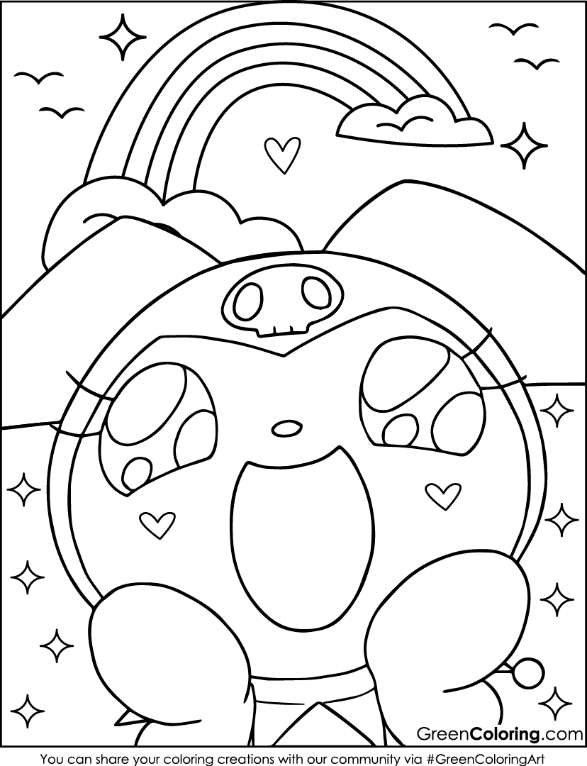 38 Kuromi Coloring Pages Free PDF Printables