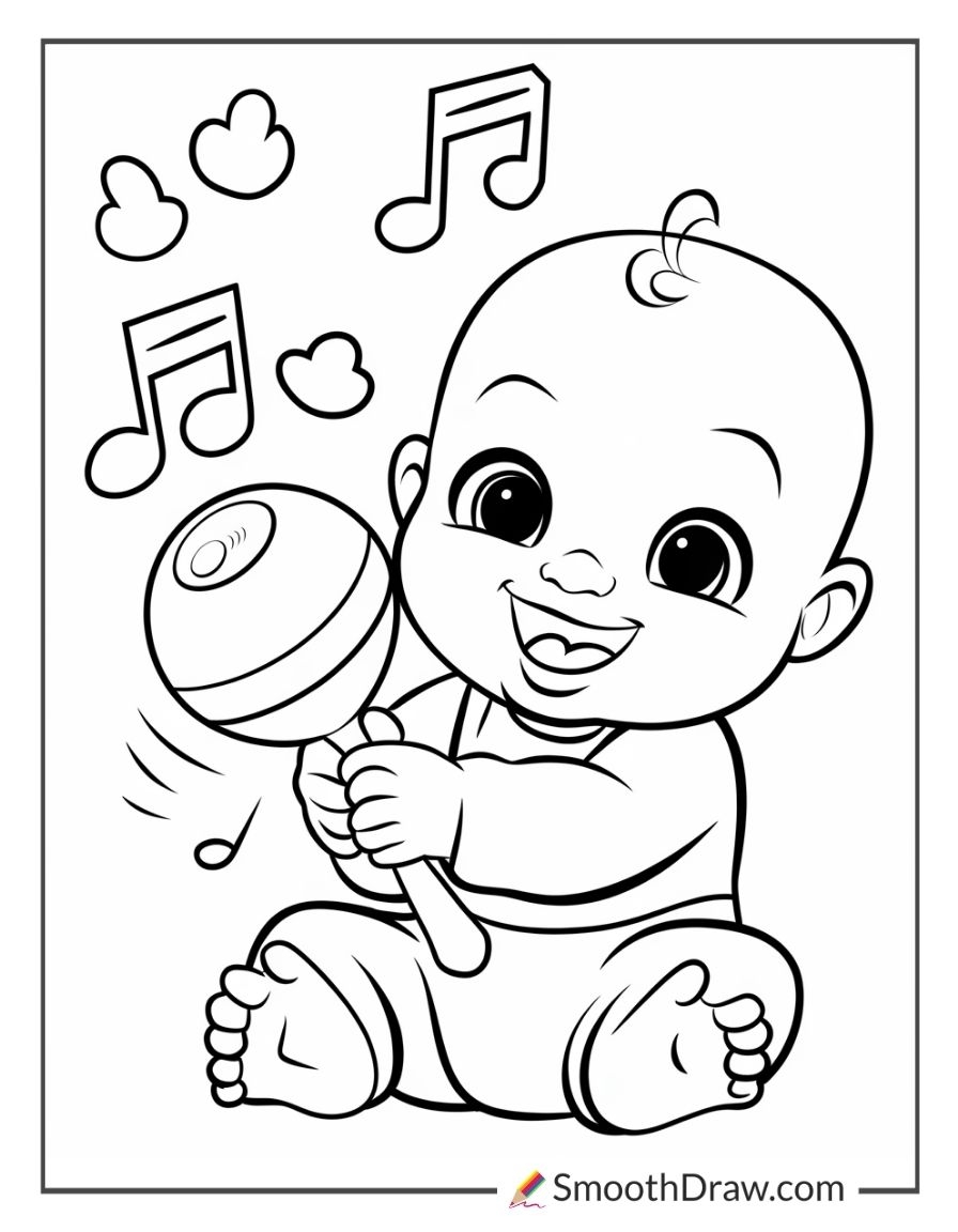 baby coloring pages