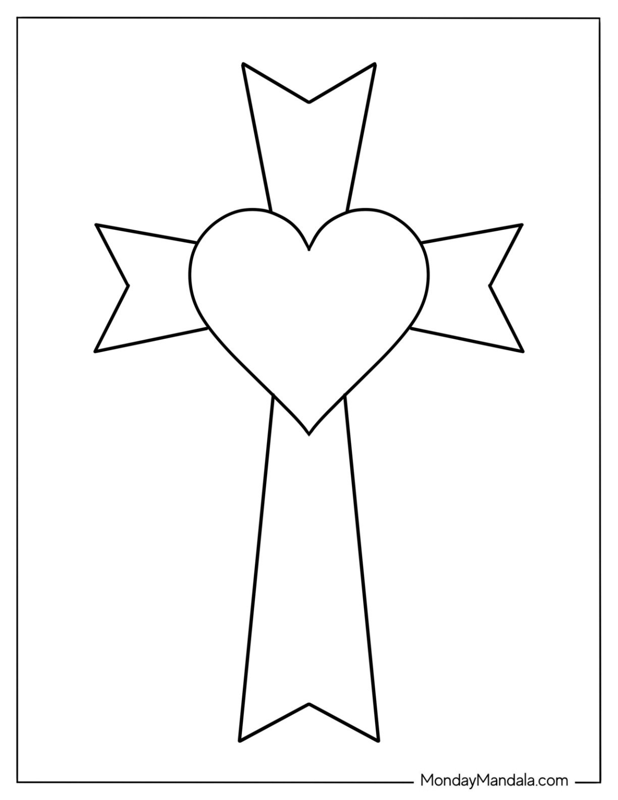 39 Cross Coloring Pages Free PDF Printables 