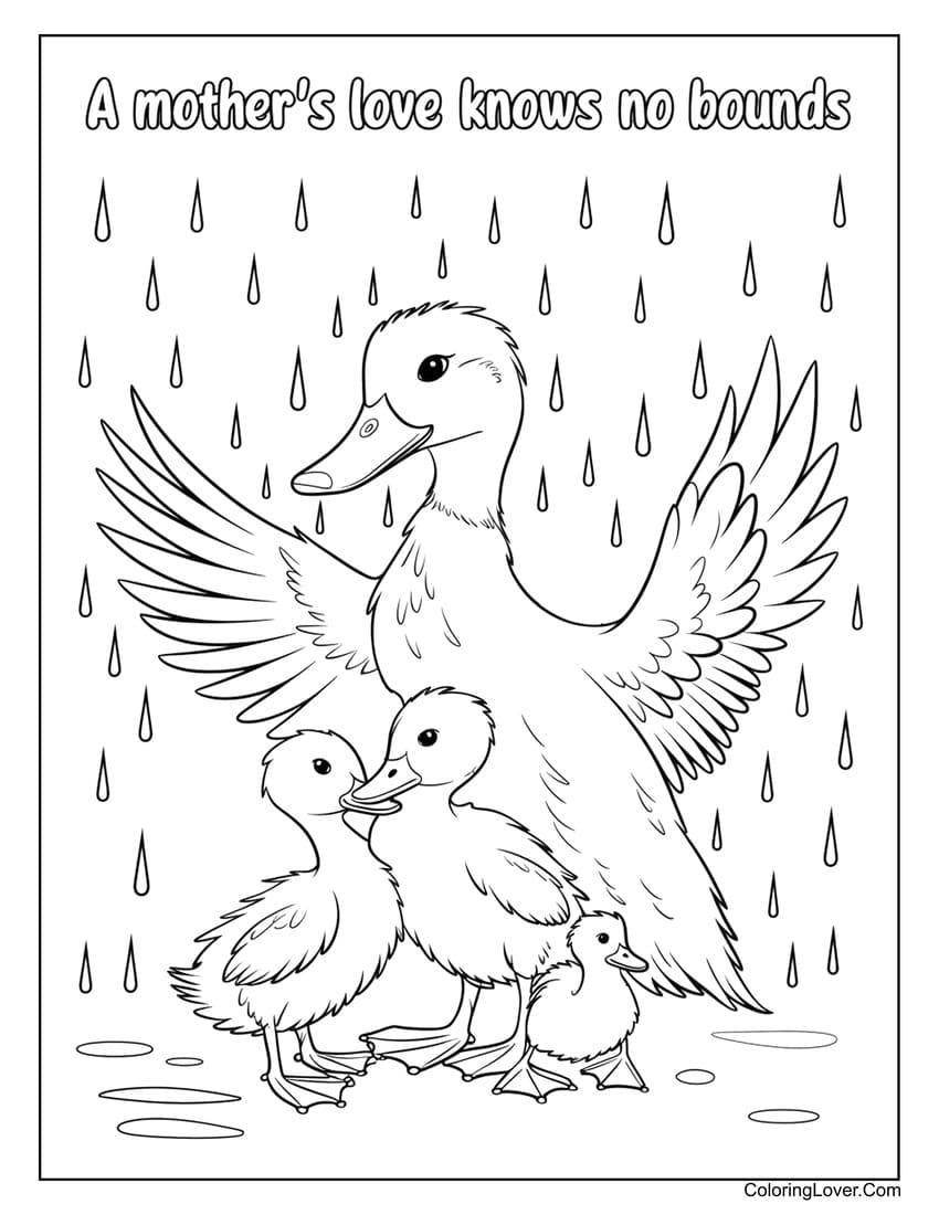 39 Duck Coloring Pages Free Printables For All Ages 