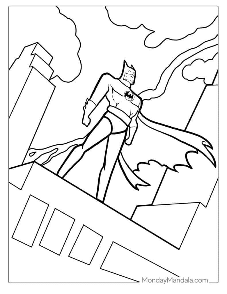 40 Batman Coloring Pages Free PDF Printables 