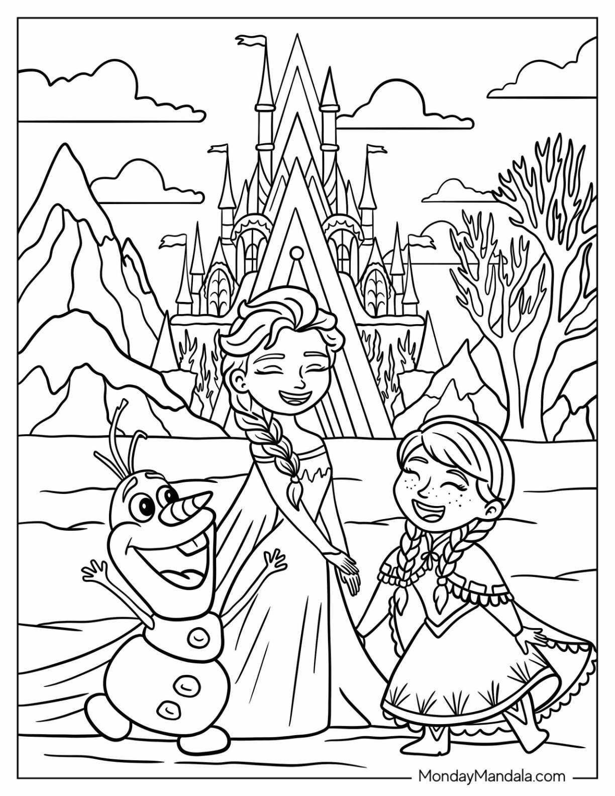 40 Elsa Coloring Pages Free PDF Printables