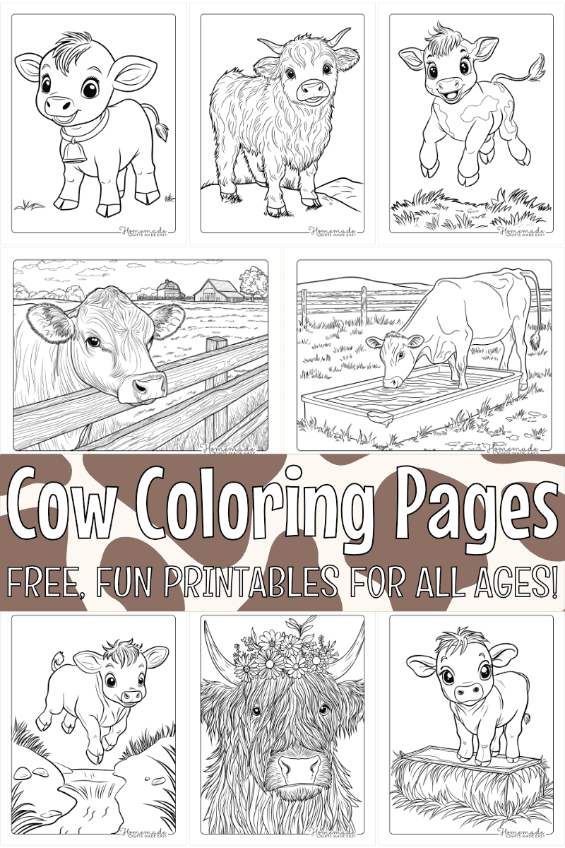 40 Free Farm Animal Coloring Pages Printable PDFs 