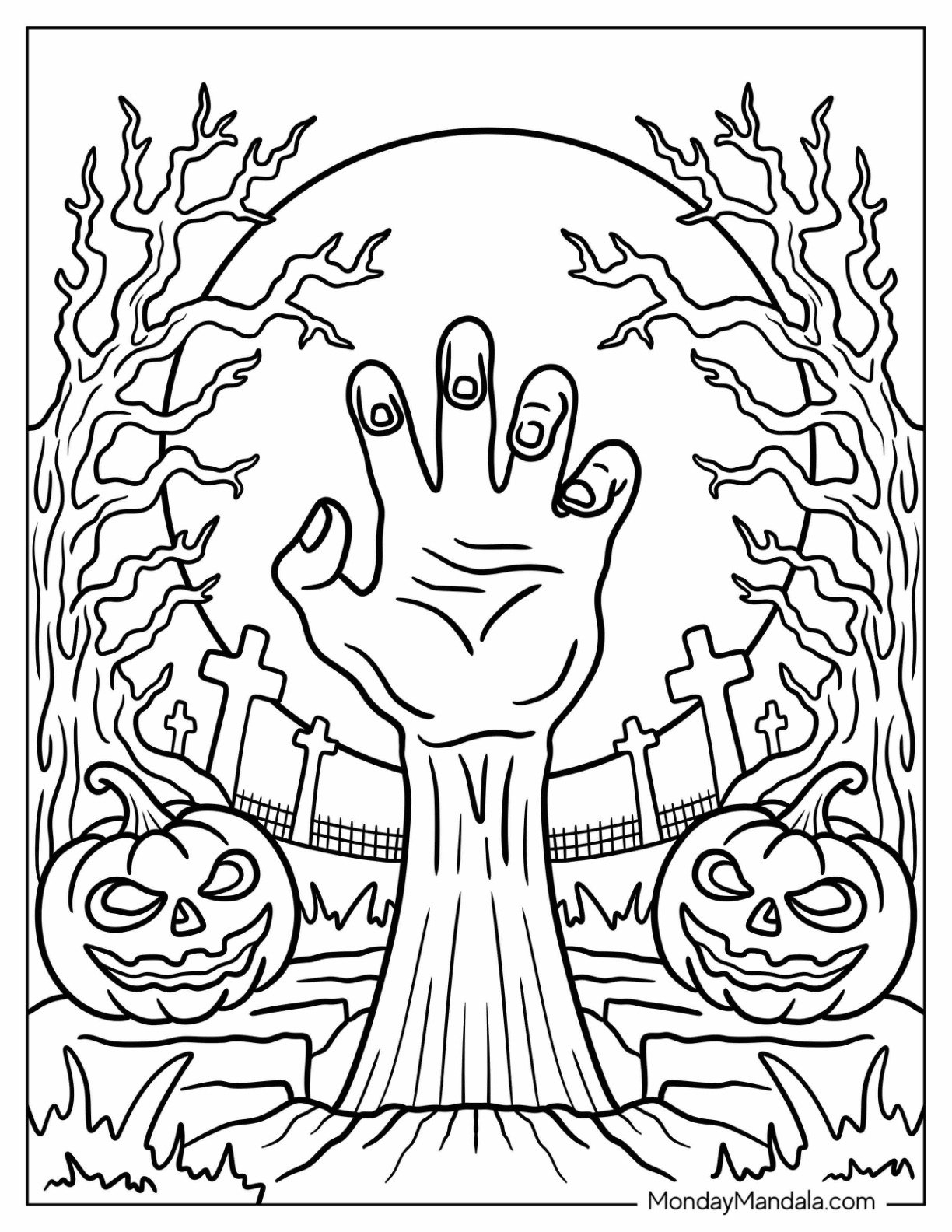 40 Halloween Coloring Pages For Adults Free Printables