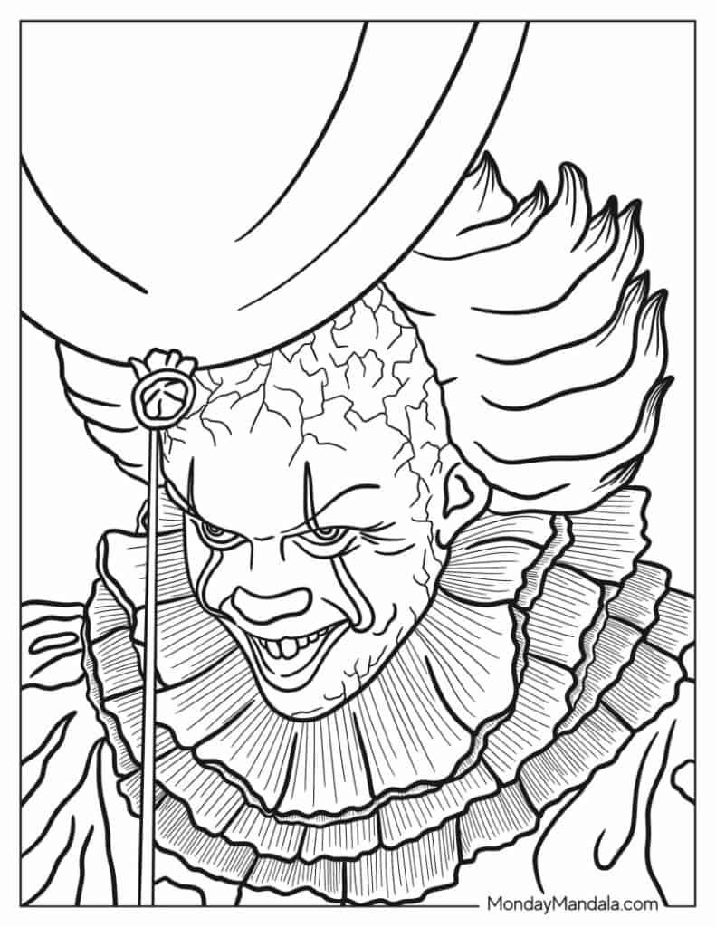 40 Horror Coloring Pages Free PDF Printables 