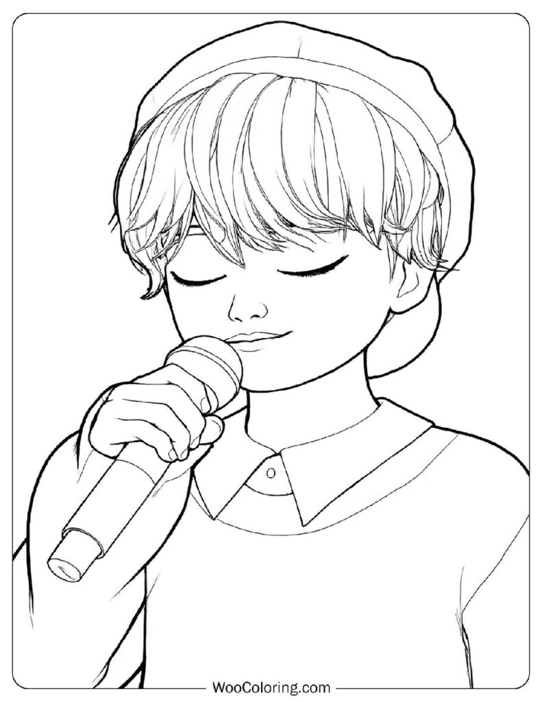 baby saja coloring page