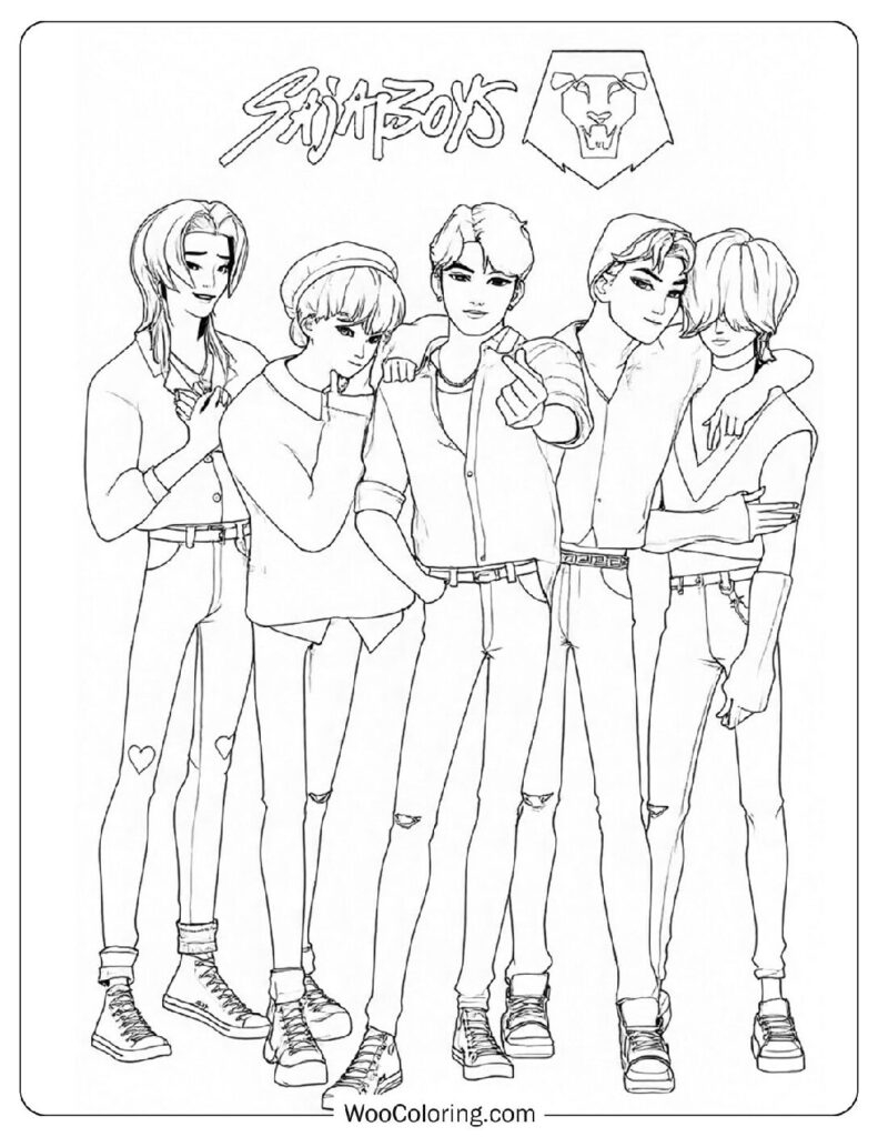 40 KPop Demon Hunters Coloring Pages Free PDF To Print Woo Coloring